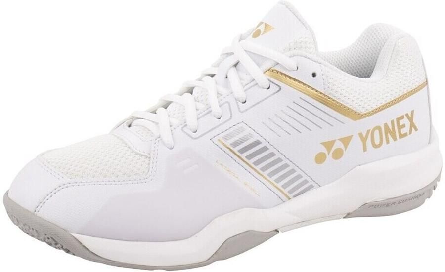 Yonex Strider FLOW badmintonschoenen wit goud