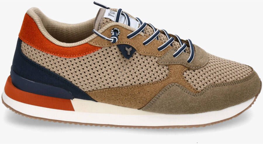 Scarpe Yumas 5208 Uomo | Sneaker In Pelle Cachi Con Suola Caramello | Street Style