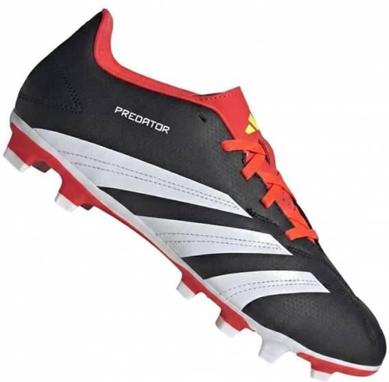 Adidas Predator Club FxG Core Black Cloud White Solar Red- Heren Core Black Cloud White Solar Red - Foto 5