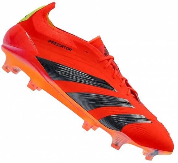 Adidas Predator Elite Gras Voetbalschoenen (FG) Rood Zwart Geel