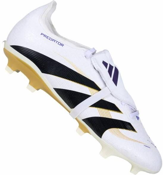 Adidas Perfor ce Predator League Fold-Over Tongue Firm Multi-Ground Voetbalschoenen Unisex Wit