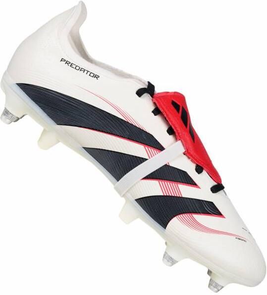 Adidas Performance Predator League Fold-Over Tongue Soft Ground Voetbalschoenen Unisex Wit