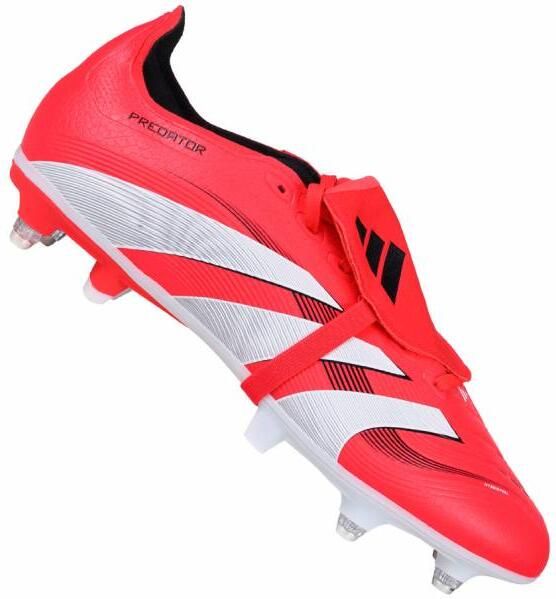 Adidas Performance Predator League Fold-Over Tongue Soft Ground Voetbalschoenen Unisex Rood - Foto 2