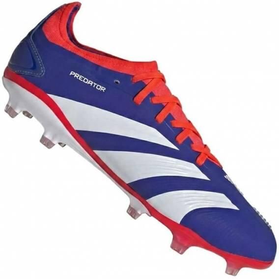 Adidas Predator Pro FG Cloud White Solar Red Lucid Blue- Cloud White Solar Red Lucid Blue - Foto 5