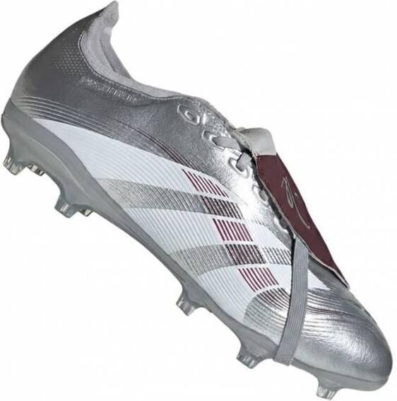 Adidas Perfor ce Predator League JB Fold-Over Tongue Firm Multi-Ground Voetbalschoenen Unisex Zilver