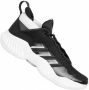 Adidas Performance Court Vision 3 De schoenen van het basketbal Gemengde volwassene Zwarte - Thumbnail 2