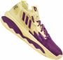 Adidas Dame 8 Schoenen Sportschoenen Volleybal Indoor geel paars - Thumbnail 2