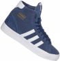 Adidas Originals Basket Profi J suede sneakers donkerblauw wit - Thumbnail 4