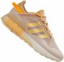 Adidas Originals ZX 2K Boost Pure Schoenen Wonder White Orange Tint Solar Gold Dames - Thumbnail 2