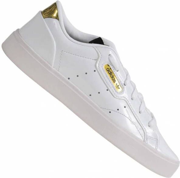 Adidas Sleek Dames Schoenen White Leer 2 3 Foot Locker