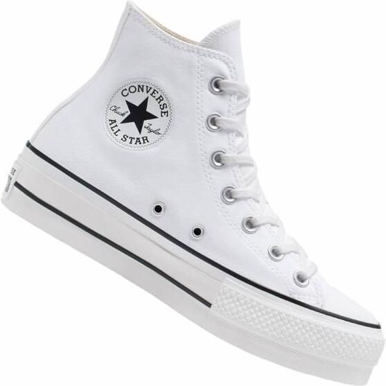 Converse Chuck Taylor All Star Platform High Leather Dames Schoenen White Textil Foot Locker - Foto 8