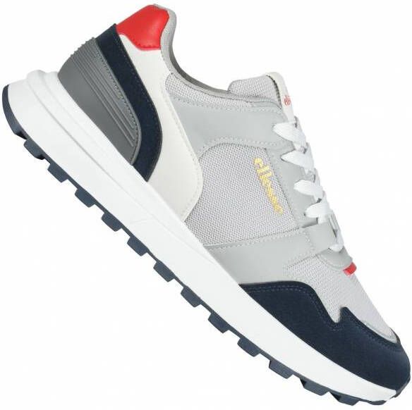 Ellesse Riva Runner Heren Sneakers SBSF1050-WIT-GRIJS-MARINE