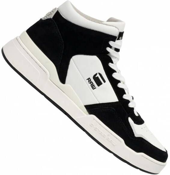 G-Star Raw ATTACC Mid Basic Heren Leren sneakers 2212 040711 WHT-ZWART - Foto 9