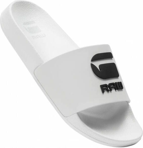 G-Star Raw CART III TNL Dames Badslippers 2141 026206 WHT-ZWART