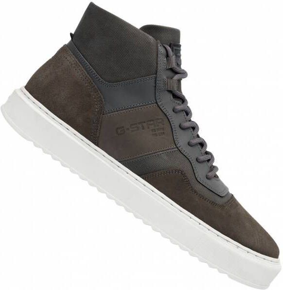 G-Star Raw ROCUP II Mid Heren Leren sneakers 2242 007716 GRIJS