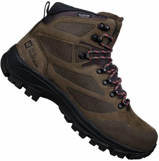 Jack Wolfskin Rebellion Texapore Mid Women Waterdichte trekkingschoenen Dames Brown Phantom - Foto 4