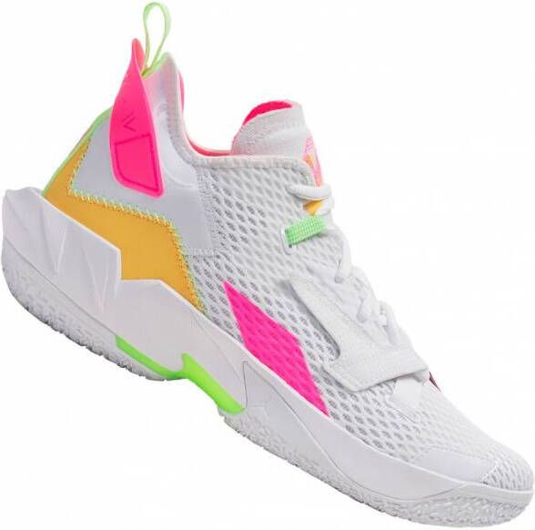 Jordan Why Not Zer0 Heren Schoenen White Mesh Synthetisch