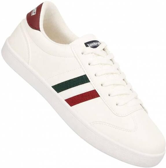Lambretta Vulkan "Italia" Heren Sneakers wit Italiaans LAM0037-X34