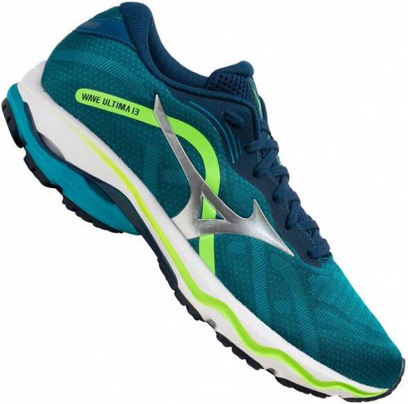 Mizuno Wave Ultima 13 Heren Sportschoenen Hardlopen Weg blauw groen - Foto 4