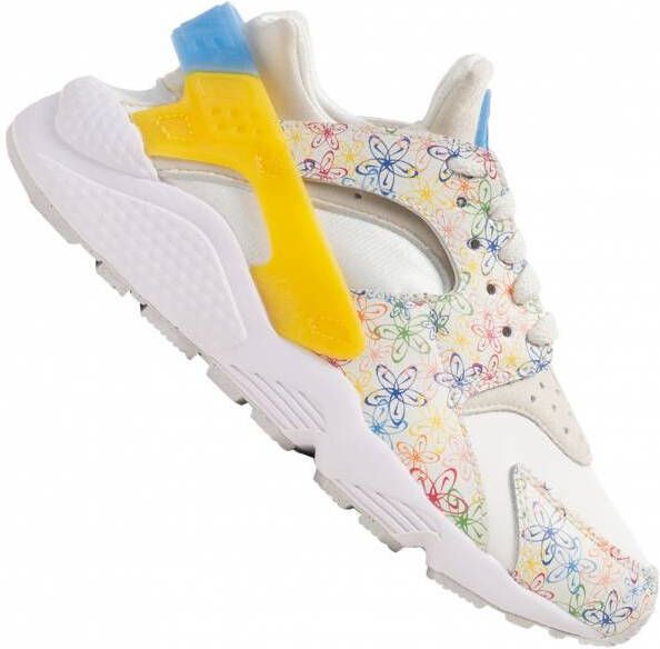 Nike Air Huarache Damesschoenen 36.5 Sail Vivid Sulfur Game Royal University Blue - Foto 5