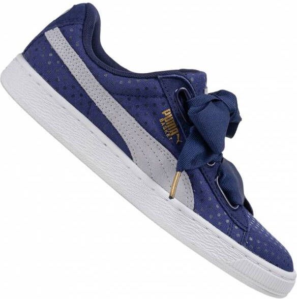 Puma Basket Heart Denim Dames Sneakers 363371-01