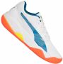 PUMA Eliminate Power Nitro Sportschoenen Volleybal Indoor wit oranje - Thumbnail 2