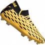 PUMA Future 5.2 netfit mg voetbalschoenen geel zwart Dames - Thumbnail 2