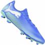 Puma Future 7 Play voetbalschoenen kobaltblauw mintgroen wit Imitatieleer 36 - Thumbnail 6