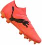 PUMA Future 7 Pro Gras Kunstgras Voetbalschoenen (MG) Roze Zwart Oranje - Thumbnail 3