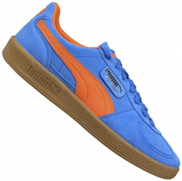 Puma Palermo | blauwe suède sneakers Blauw Suede Lage sneakers Unisex