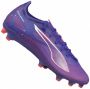 PUMA Ultra 5 Match Gras Kunstgras Voetbalschoenen (MG) Paars Lichtroze Wit - Thumbnail 3