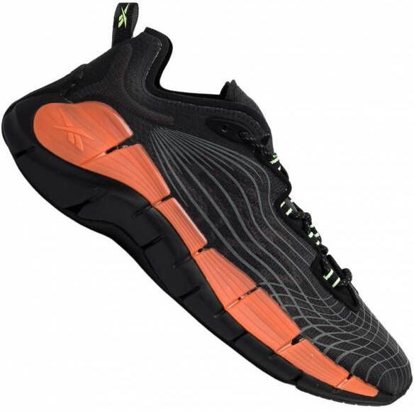 Reebok Zig Kinetica II Heren Core Black Orange Flare Neon Mint Heren - Foto 3