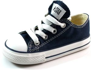Converse All Stars lage sneaker kids Blauw ALL37