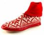 Litha gebreide pantoffels Rood LIT04 - Thumbnail 2