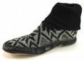 Litha heren pantoffels noors patroon Zwart LIT38