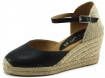 Unisa espadrilles Caceres Zwart UNI29