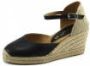 Unisa espadrilles Caceres Zwart UNI29 - Thumbnail 2