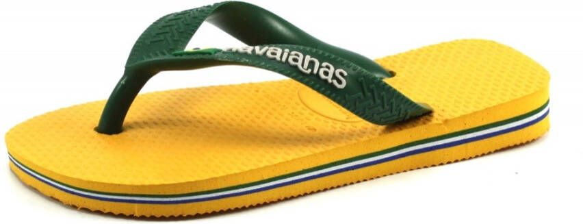 Havaianas slippers Kids Brasil logo Ochre Geel HAV41