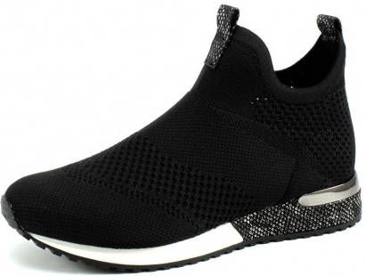 Lastrada knitted met laces zwart | La Strada sneakers | goedkopeschoenen.com