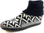 Litha gebreide pantoffels Blauw LIT03 - Thumbnail 1