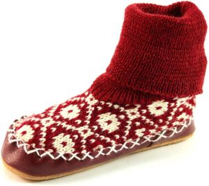 Litha sokpantoffels Rood LIT22