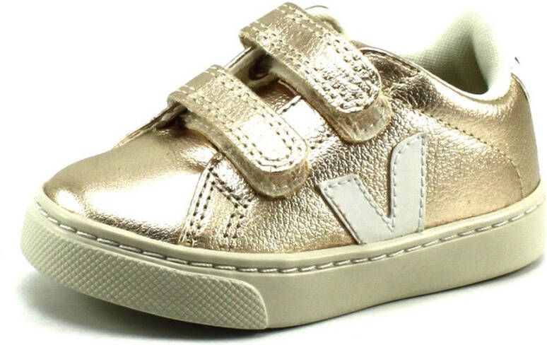 Veja V-10 Velcro 2 Goud VEJ11