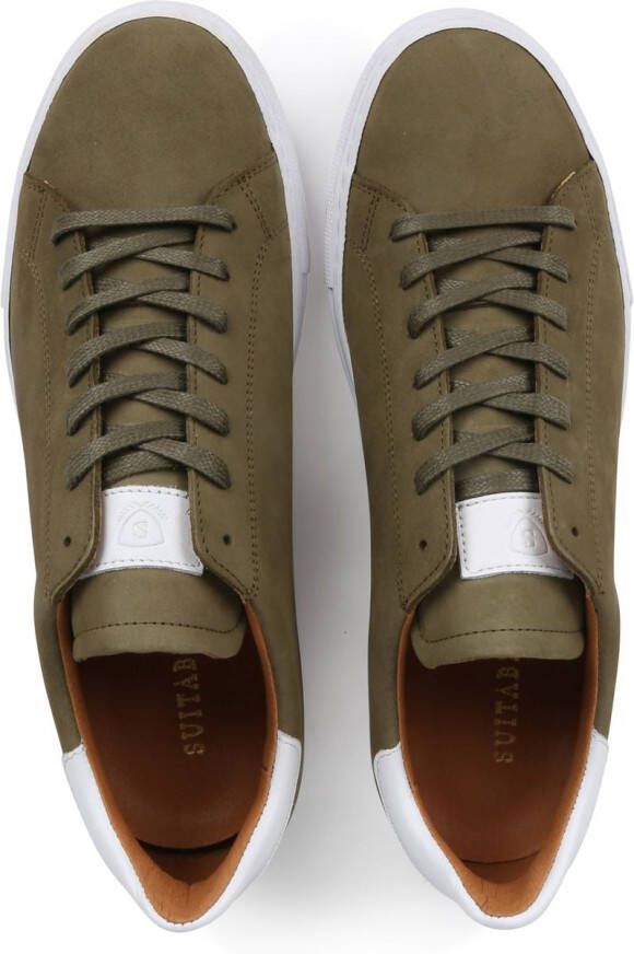 Suitable Nubuck Seron Sneaker Groen