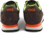 Sun68 Bruine Sneakers Leer Textiel Polyurethaan Regular Fit Multicolor Heren - Thumbnail 10