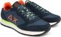 Sun68 Heren Tom Fluo Navy Blue Sneakers Blue Heren - Thumbnail 60