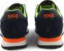 Sun68 Sneaker Tom Fluo Navy Heren Sneakers - Thumbnail 10