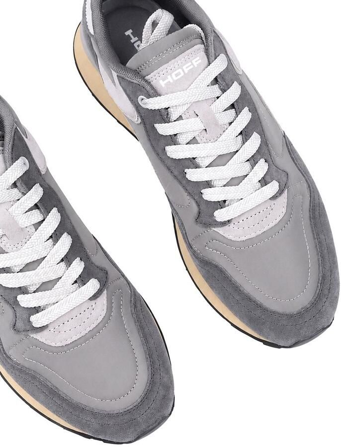 THE HOFF BRAND Lage Sneakers City Retro Textiel Grijs - Foto 6