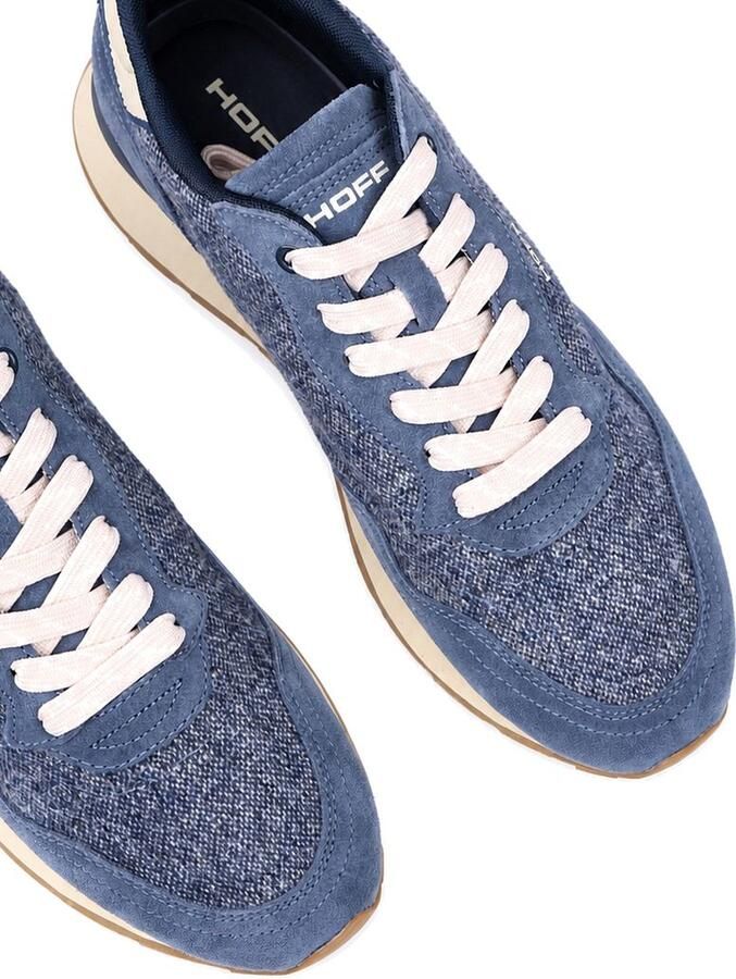 HOFF City leren suède sneakers donkerblauw - Foto 5