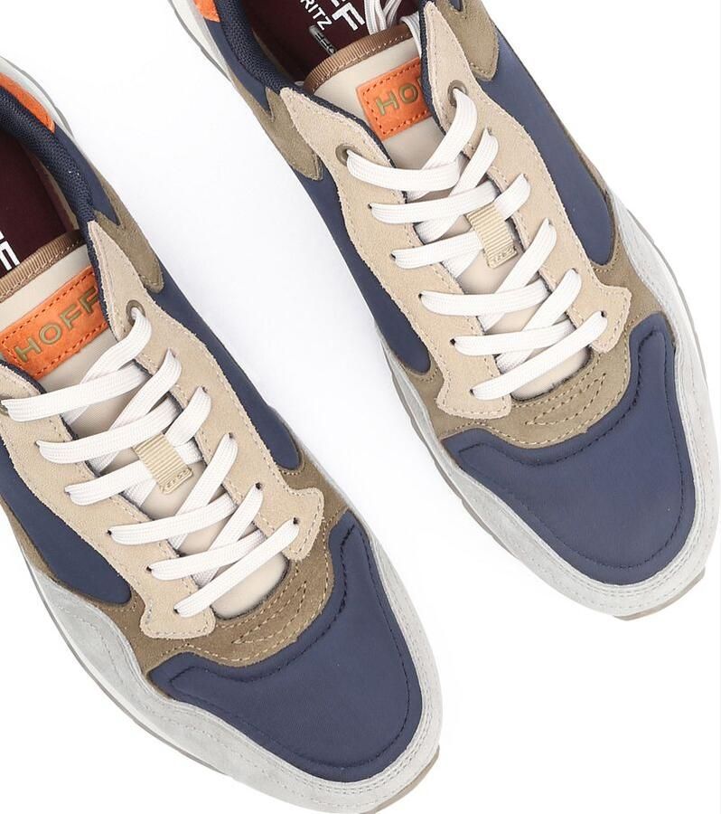 THE HOFF BRAND Lage Sneakers Heren Biarritz Suède Blauw - Foto 9