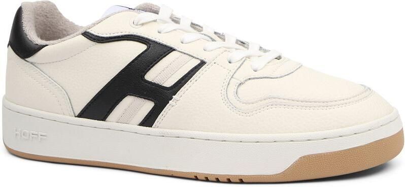 Hoff Stijlvolle Leren Sneakers voor Mannen White Heren